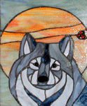 Lone Polar Wolf